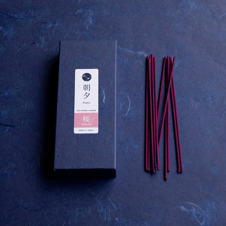 ASAYU "Sakura Cherry Blossom" Low Smoke Incense Sticks 40g