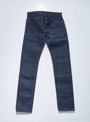 SAMURAI "S511VX17oz-25M" YEAR OF THE SNAKE 17OZ SLIM TAPERED JEANS