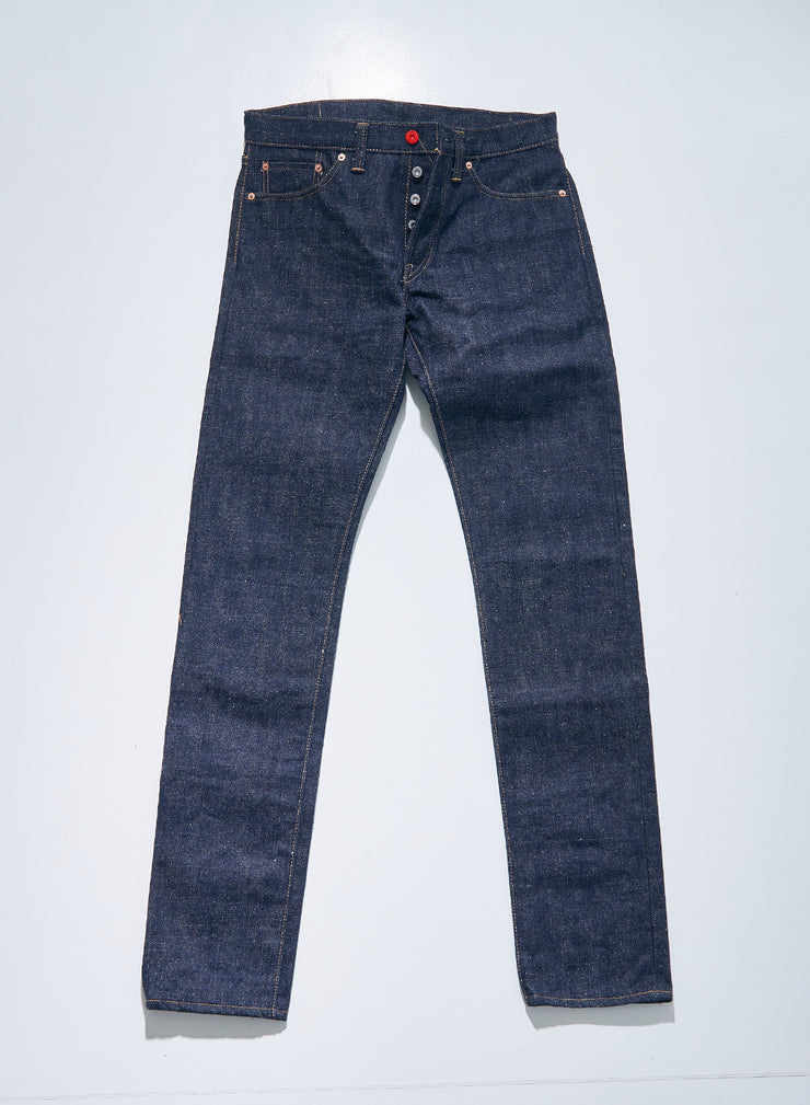 SAMURAI "S511VX17oz-25M" YEAR OF THE SNAKE 17OZ SLIM TAPERED JEANS