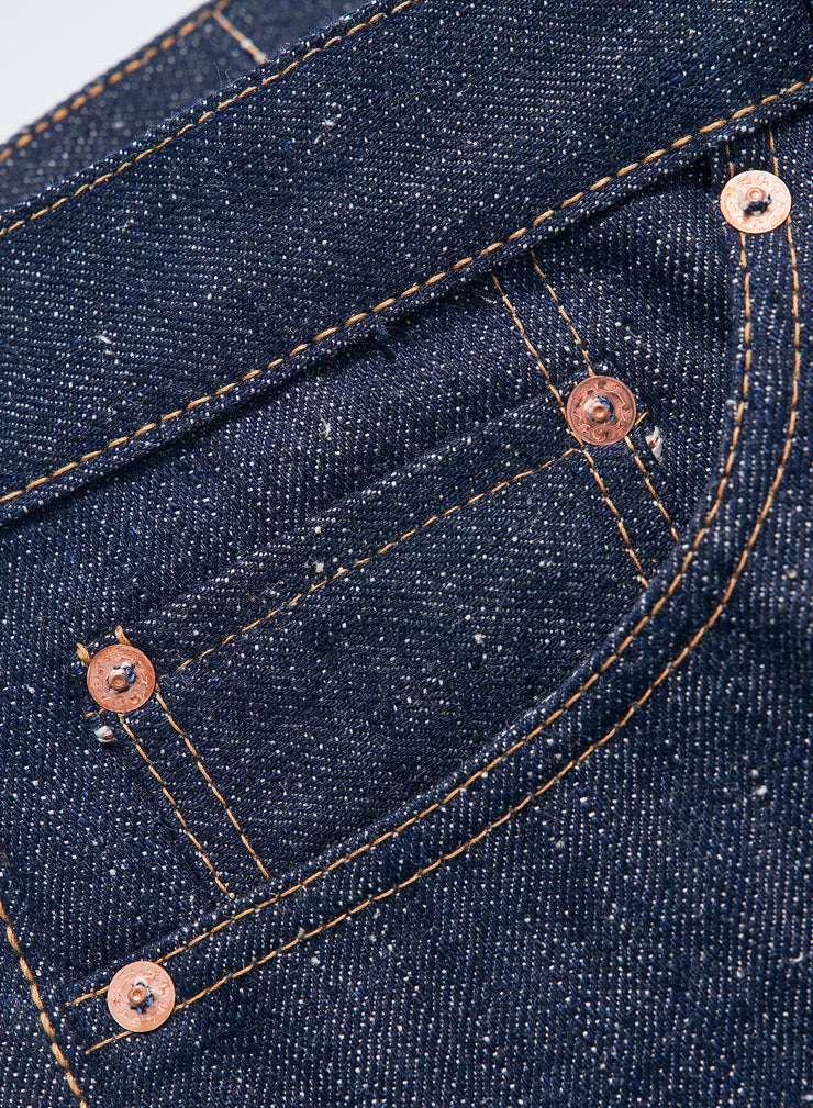 SAMURAI "S511VX17oz-25M" YEAR OF THE SNAKE 17OZ SLIM TAPERED JEANS