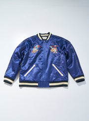 SAMURAI SJSKJ24 "SUKAJAN" EMBROIDERED SATIN SUOVENIR JACKET