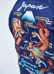 SAMURAI SJSKJ24 "SUKAJAN" EMBROIDERED SATIN SUOVENIR JACKET