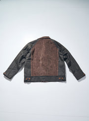 SAMURAI "SJGJ24" BLACK COVERED DUCK GRIZZLY JACKET