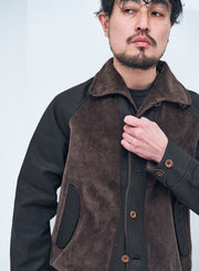 SAMURAI "SJGJ24" BLACK COVERED DUCK GRIZZLY JACKET