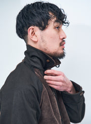 SAMURAI "SJGJ24" BLACK COVERED DUCK GRIZZLY JACKET
