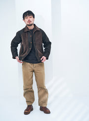 SAMURAI "SJGJ24" BLACK COVERED DUCK GRIZZLY JACKET