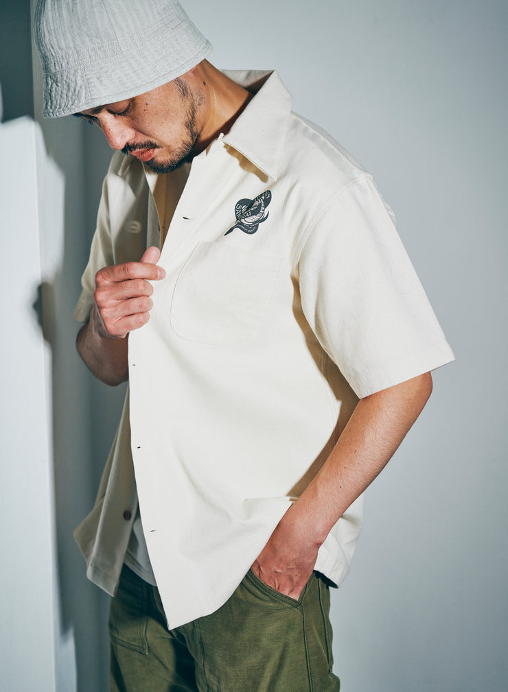 SAMURAI "SSA25-02" MUSHA-E DENIM SHIRT
