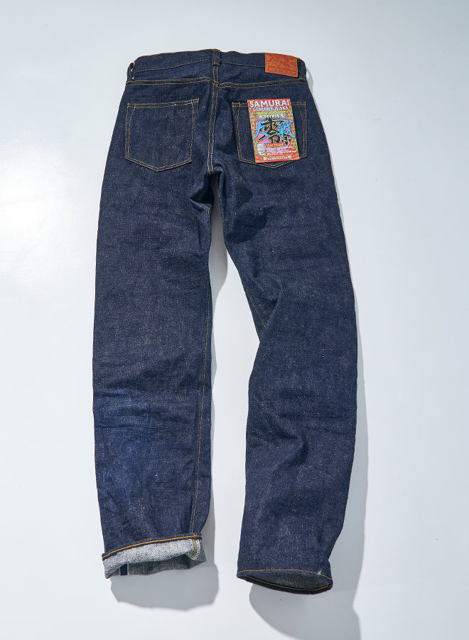 SAMURAI "S3100VX" 17OZ WIDE STRAIGHT JEANS