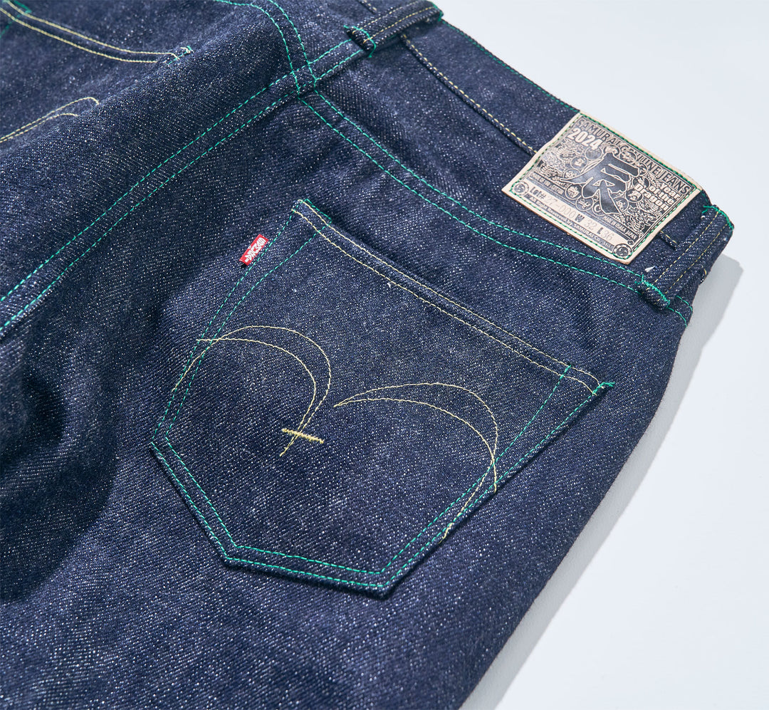 daknishiyamajapanorakサイズXXLtheapartment SAMURAI JEANS S500XX 21OZ 24T Year of the Dragon Model