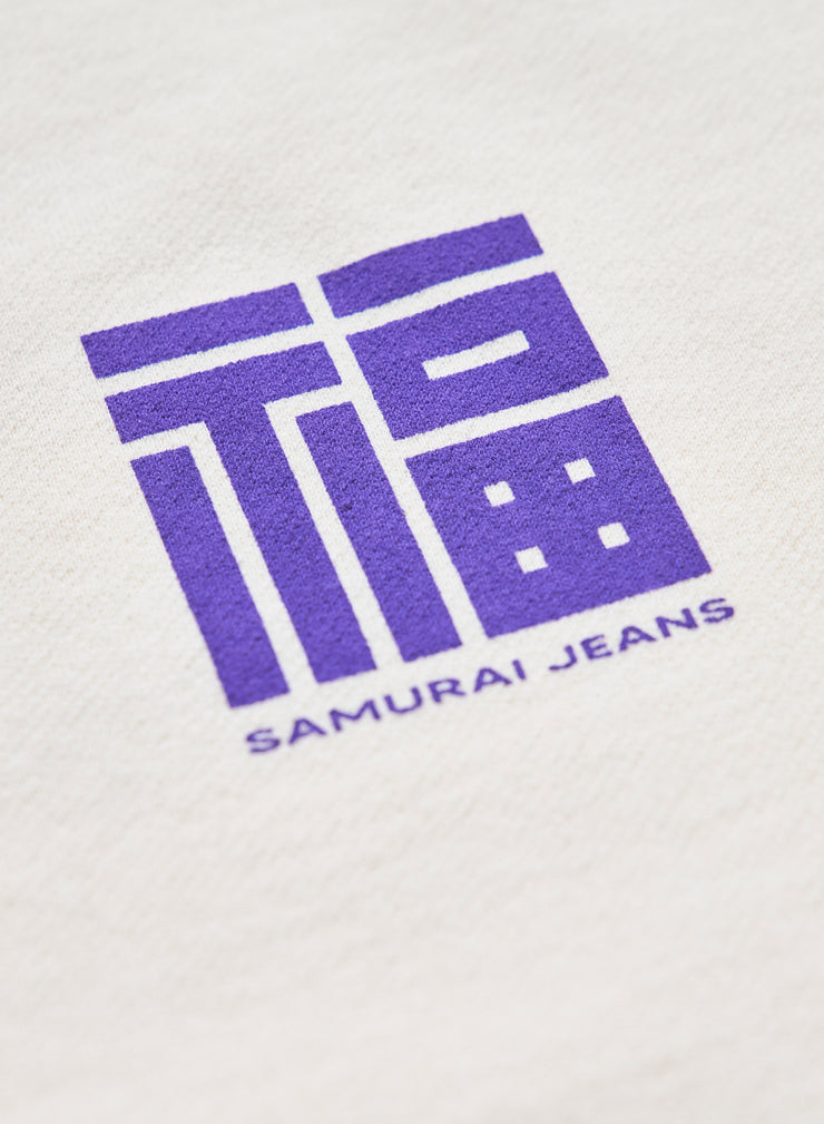SAMURAI "SJST25-105 SEVEN GODS" AGED COTTON INLAY LOOPWHEEL T-SHIRT