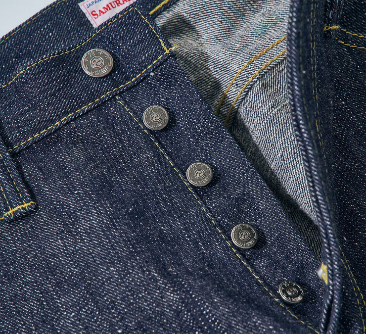 SAMURAI "S140VXJ JIN" 17OZ LEFT HAND TWILL RELAXED TAPERED JEANS