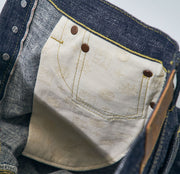 SAMURAI "S140VXJ JIN" 17OZ LEFT HAND TWILL RELAXED TAPERED JEANS