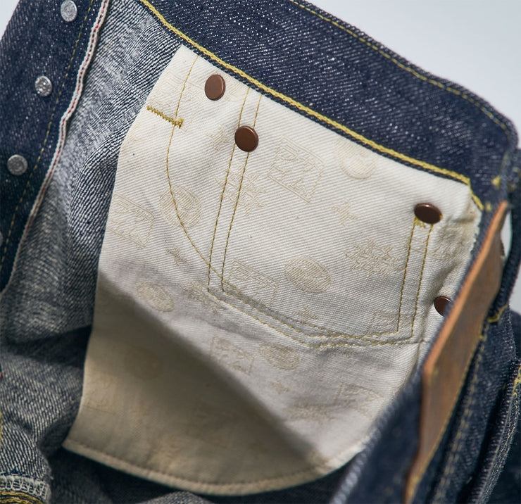 SAMURAI "S140VXJ JIN" 17OZ LEFT HAND TWILL RELAXED TAPERED JEANS