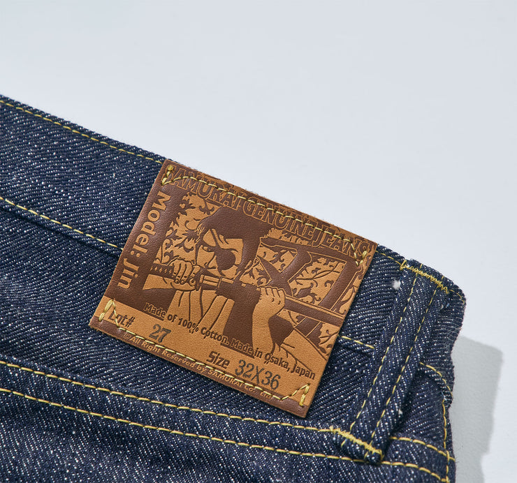 SAMURAI "S140VXJ JIN" 17OZ LEFT HAND TWILL RELAXED TAPERED JEANS