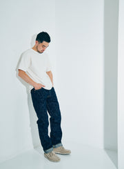 SAMURAI "S3000VX17oz-SDS" 17OZ MURASAME SLUB RELAX STRAIGHT JEANS