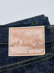 SAMURAI "S3000VX17oz-SDS" 17OZ MURASAME SLUB RELAX STRAIGHT JEANS