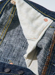 SAMURAI "S3000VX17oz-SDS" 17OZ MURASAME SLUB RELAX STRAIGHT JEANS