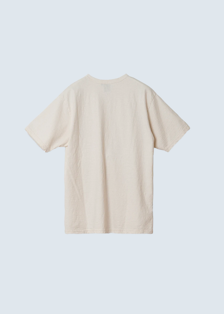STUDIO D'ARTISAN "8159" UPCYCLE T-SHIRT ECRU