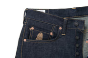 STUDIO D'ARTISAN "BILLI-001" 14OZ REGULAR STRAIGHT DENIM JEANS