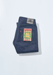 SAMURAI "S500XX21oz-24T" YEAR OF THE DRAGON 21OZ REGULAR STRAIGHT DENIM JEANS