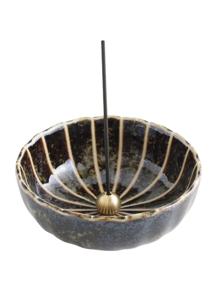 ASAYU "Dark Green Lotus" Incense Holder