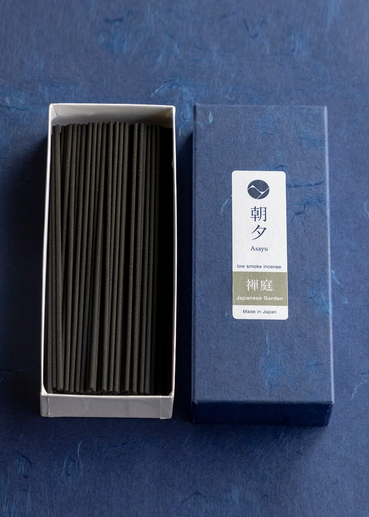 ASAYU "JAPANESE GARDEN" Low Smoke Incense Sticks 40g