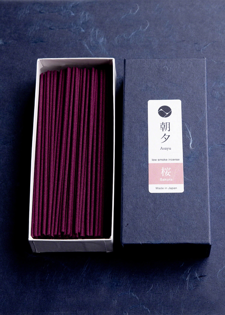 ASAYU "Sakura Cherry Blossom" Low Smoke Incense Sticks 40g