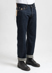 STUDIO D'ARTISAN "BILLI-001" 14OZ REGULAR STRAIGHT DENIM JEANS