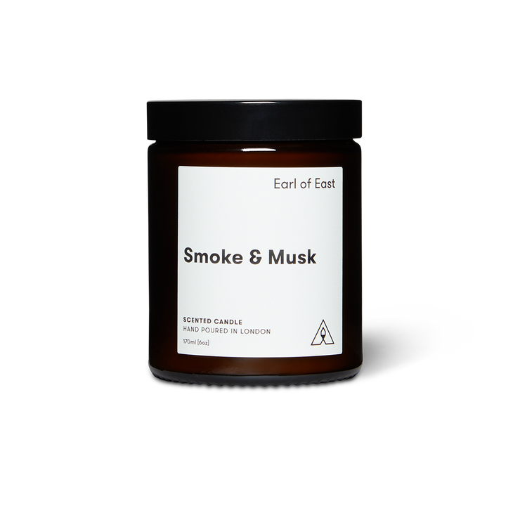 EARL OF EAST "SMOKE & MUSK" SOY WAX CANDLE - 170ML [6OZ]