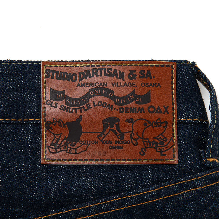STUDIO D'ARTISAN "SD-1001" GL3 15OZ STRAIGHT DENIM JEANS