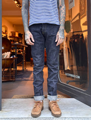 SAMURAI "S140VXJ JIN" 17OZ LEFT HAND TWILL RELAXED TAPERED JEANS
