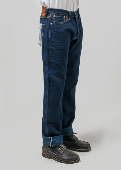 Tia Wide Leg Jeans . Japan Indigo - Betina Lou