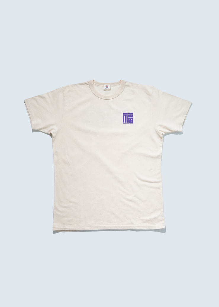 SAMURAI "SJST25-105 SEVEN GODS" AGED COTTON INLAY LOOPWHEEL T-SHIRT