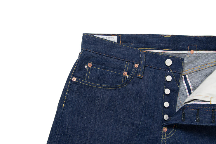 STUDIO D'ARTISAN "SP-083" 45TH ANNIVERSARY TRIPLE SELVEDGE 15OZ REGULAR STRAIGHT DENIM JEANS