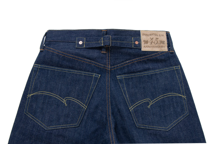 STUDIO D'ARTISAN "SP-083" 45TH ANNIVERSARY TRIPLE SELVEDGE 15OZ REGULAR STRAIGHT DENIM JEANS