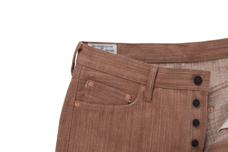 STUDIO D'ARTISAN "SP-110" 45TH ANNIVERSARY 16OZ KAKISHIBU REGULAR STRAIGHT DENIM JEANS