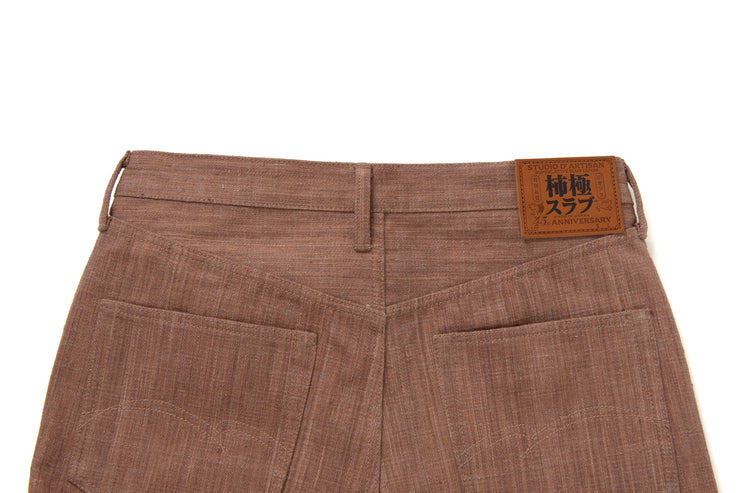 STUDIO D'ARTISAN "SP-110" 45TH ANNIVERSARY 16OZ KAKISHIBU REGULAR STRAIGHT DENIM JEANS
