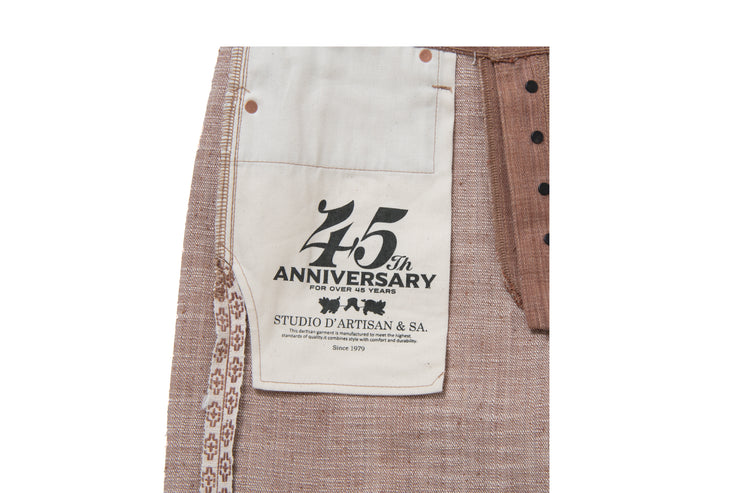 STUDIO D'ARTISAN "SP-110" 45TH ANNIVERSARY 16OZ KAKISHIBU REGULAR STRAIGHT DENIM JEANS