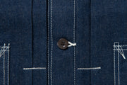 STUDIO D'ARTISAN "SP-114" 45TH ANNIVERSARY 15OZ FOX COTTON DENIM JACKET