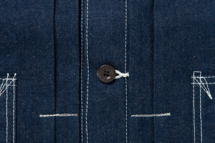 STUDIO D'ARTISAN "SP-114" 45TH ANNIVERSARY 15OZ FOX COTTON DENIM JACKET