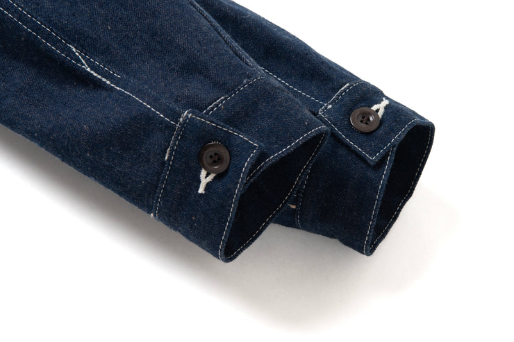 STUDIO D'ARTISAN "SP-114" 45TH ANNIVERSARY 15OZ FOX COTTON DENIM JACKET