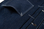 STUDIO D'ARTISAN "SP-114" 45TH ANNIVERSARY 15OZ FOX COTTON DENIM JACKET