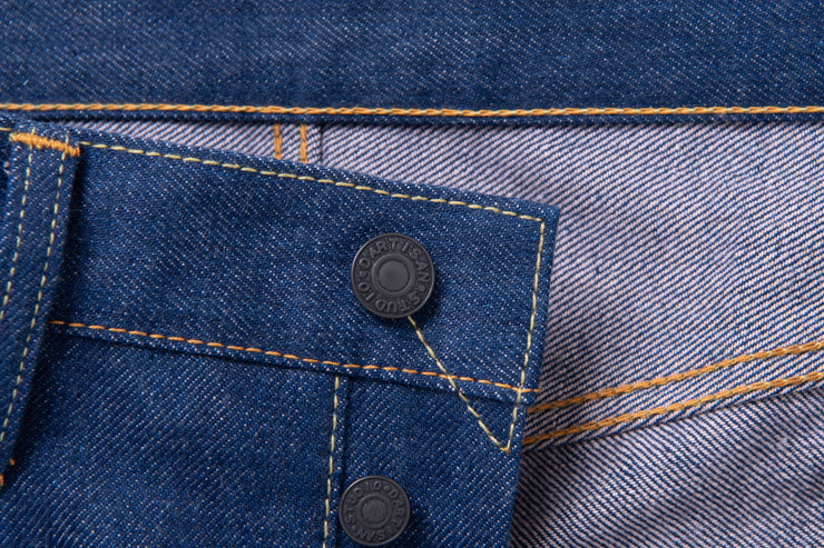 STUDIO D'ARTISAN "SP-117 AI-SA" 45TH ANNIVERSARY 15OZ SAKURA TAPERED DENIM JEANS