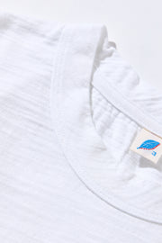 PURE BLUE "SS-SLB-5011-WH" 8OZ SLUB JERSEY T-SHIRT WHITE