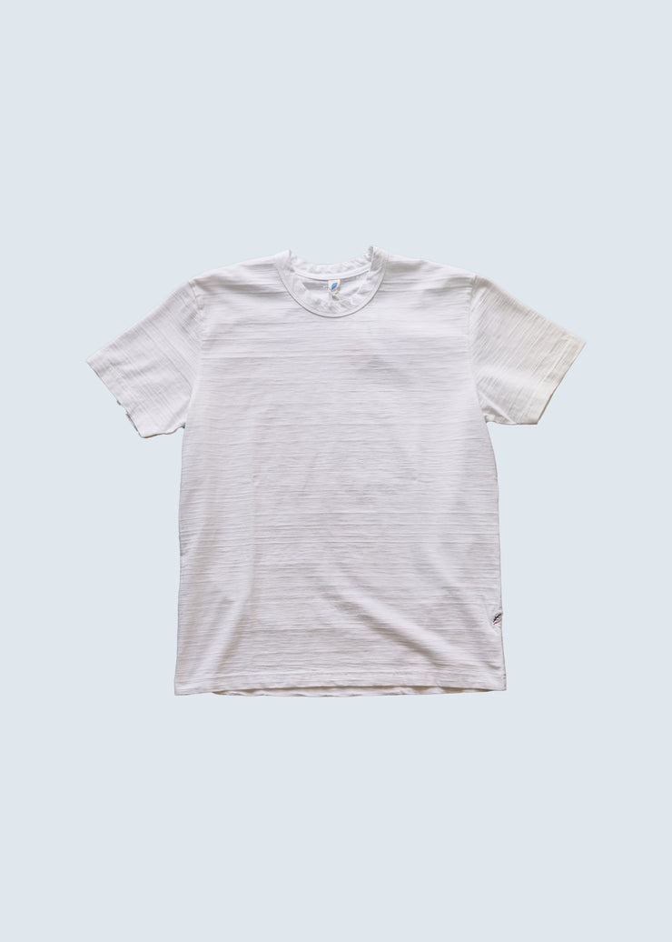 PURE BLUE "SS-SLB-5011-WH" 8OZ SLUB JERSEY T-SHIRT WHITE