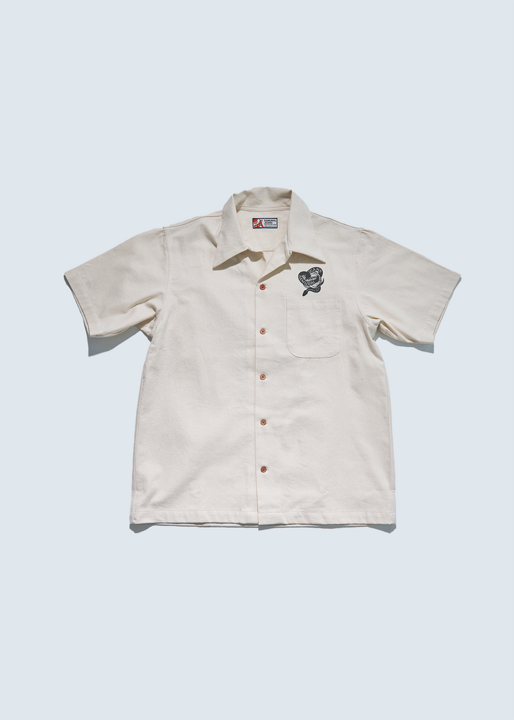 SAMURAI "SSA25-02" MUSHA-E DENIM SHIRT