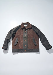 SAMURAI "SJGJ24" BLACK COVERED DUCK GRIZZLY JACKET