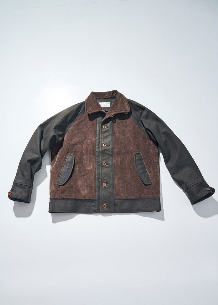SAMURAI "SJGJ24" BLACK COVERED DUCK GRIZZLY JACKET