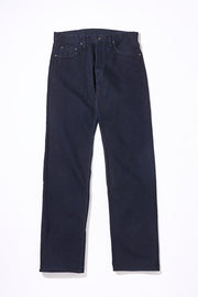 PURE BLUE "XX-003-IDBK" INDIGO X BLACK REGULAR STRAIGHT JEANS