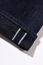 PURE BLUE "XX-003-IDBK" INDIGO X BLACK REGULAR STRAIGHT JEANS